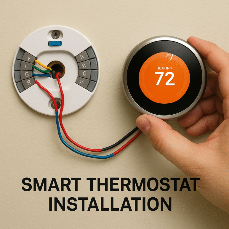 smart thermostat installation without c-wire
