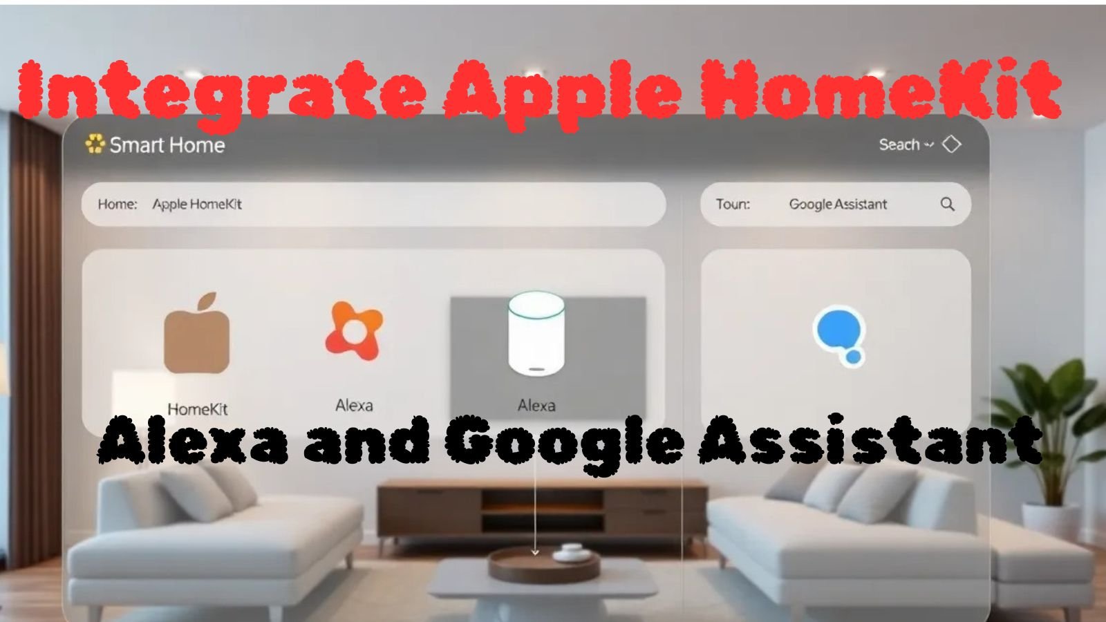 Integrate Apple HomeKit with Alexa and Google Assistant