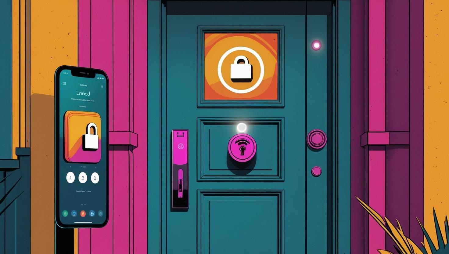 Automate Home Security Lock Up