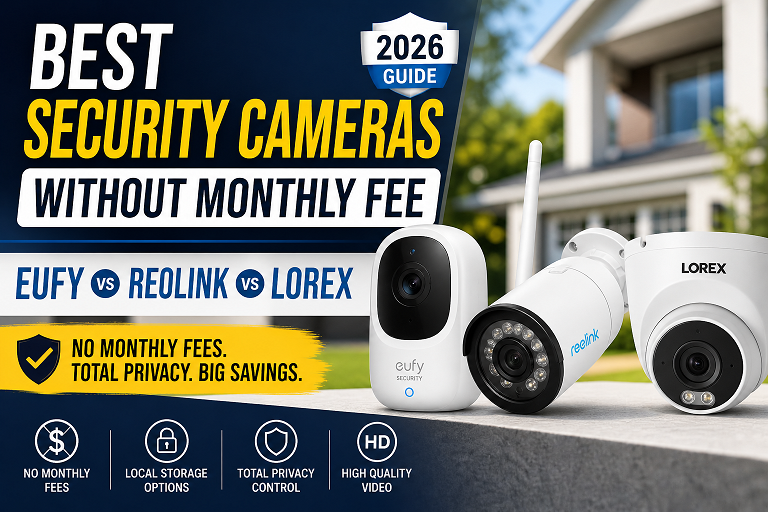 Best Security Cameras Without Monthly Fee 2026