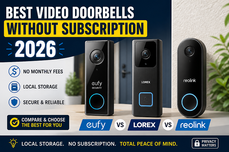 Best Video Doorbells Without Subscription 2026