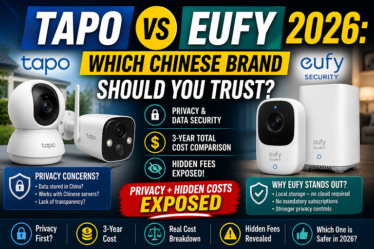 Tapo vs Eufy 2026 Which Chinese Brand Should You Trust Privacy + Hidden Costs Exposed